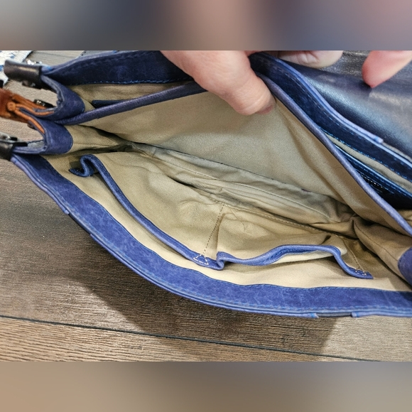 📣 RARE VINTAGE Tory Burch All Leather Handbag/Clutch - Picture 9 of 16